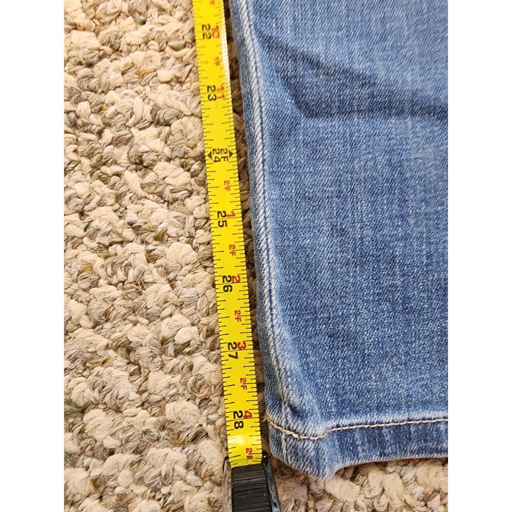 Tommy Hilfiger Womens Size 2 Boyfriend Denim Blue Jeans With Side Stripes Y2K - Picture 10 of 10